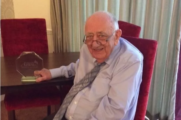 Chester pensioner honoured with national award at star-studded ceremony